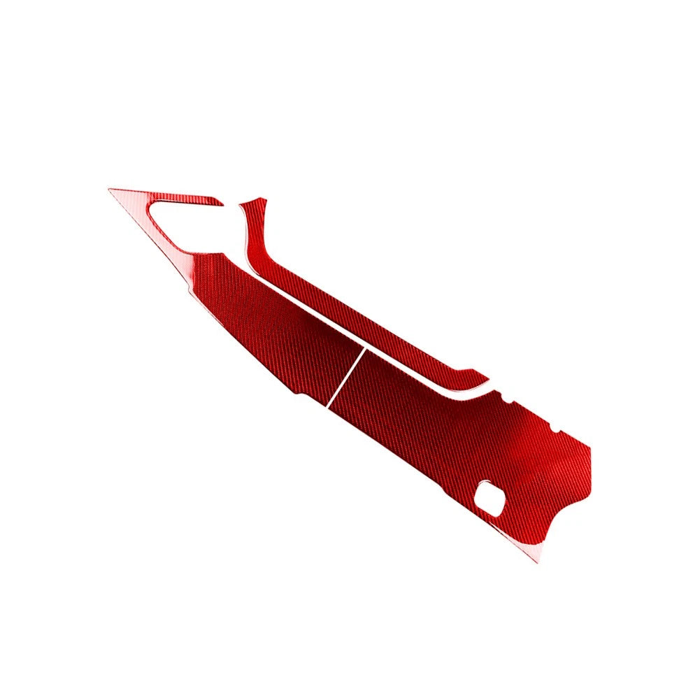 Carbon Fiber Red Shifter Side Panel for Dodge Challenger (2015–2024)