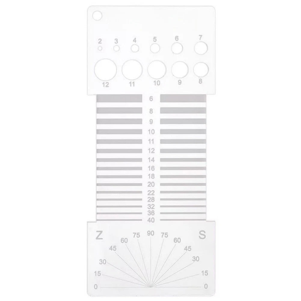 160x70x3mm Clear Acrylic Ruler for Sewing Pattern Layout and Fabric Marking