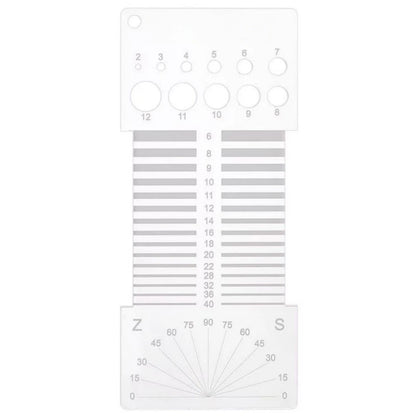 160x70x3mm Clear Acrylic Ruler for Sewing Pattern Layout and Fabric Marking