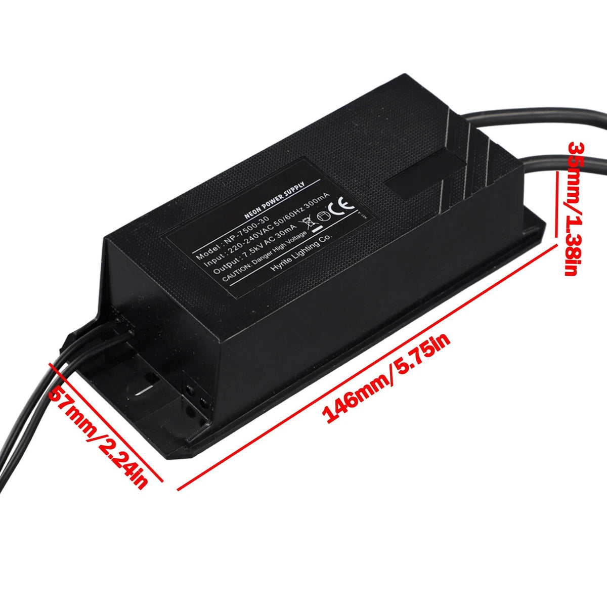 Transformer 220V-240V 7500V 30mA for Automotive Applications