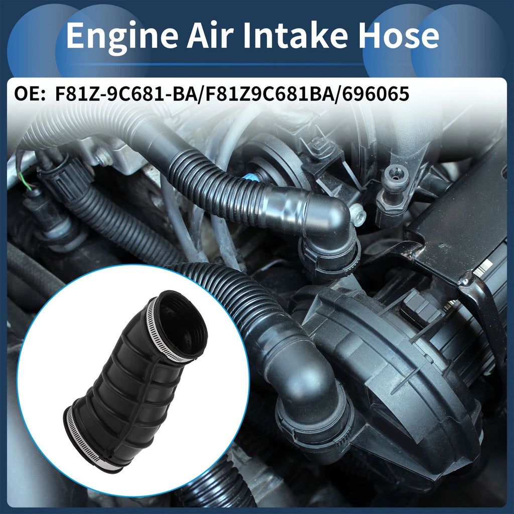 Engine Air Intake Hose for Ford Excursion (2000–2003) No.F81Z-9C681-BA Rubber Clamp