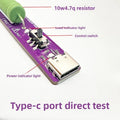 Type-C PD Resistive Load Tester for Power Supply Stability Tests