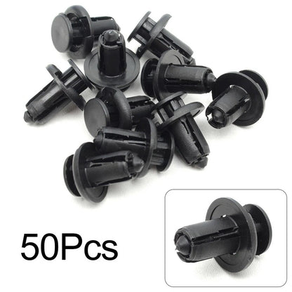 50pcs Retainer Clips Bumper for Honda (2016–2021) 91503SZ3003 Black