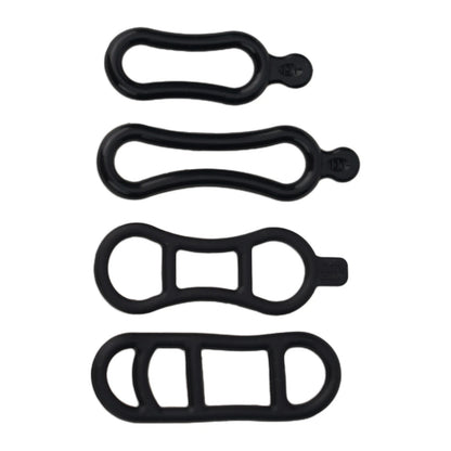 Set of 4 Silicone Strap Holders for Bike Accessories