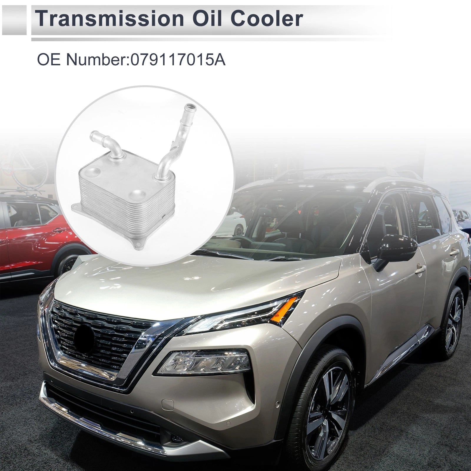 Engine Oil Cooler for Audi RS5 2013-2015 Transmission Cooler 1 Set