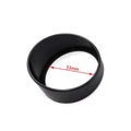Gauge Light Shield Visor Cover Cap for Universal 60mm 52mm (1pc) Black