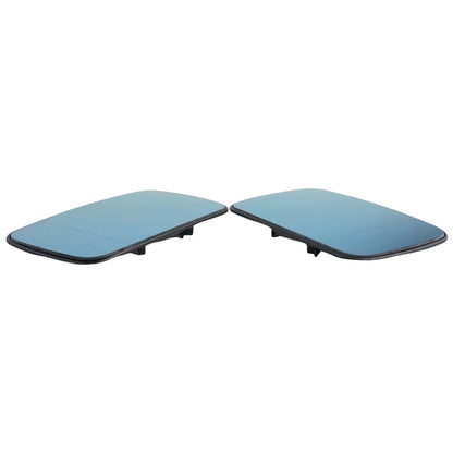 2X Rearview Mirrors for BMW E39 E46 320i (Blue Glass)