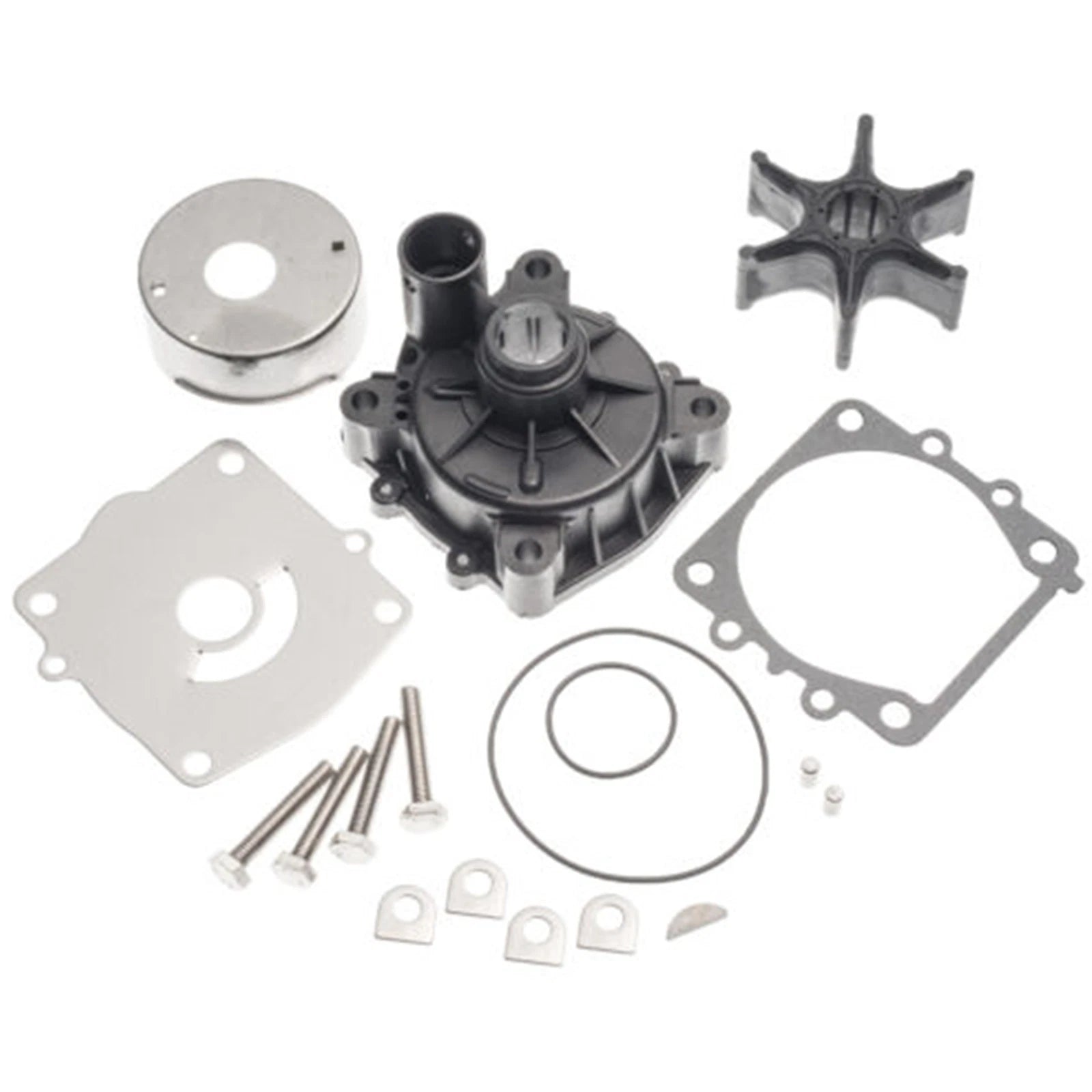 Water Pump Impeller Rebuild Kit for Yamaha 150 175 200 225 HP (1996–2023) 6G5-W0078-01-00