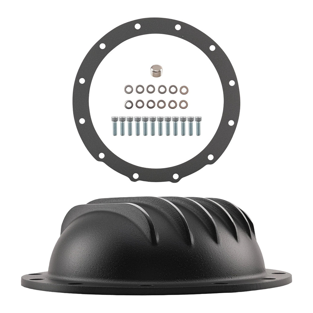 Diff Cover Kit for Jeep AMC Model 20 (Black Aluminum, SPC4906BKKIT)