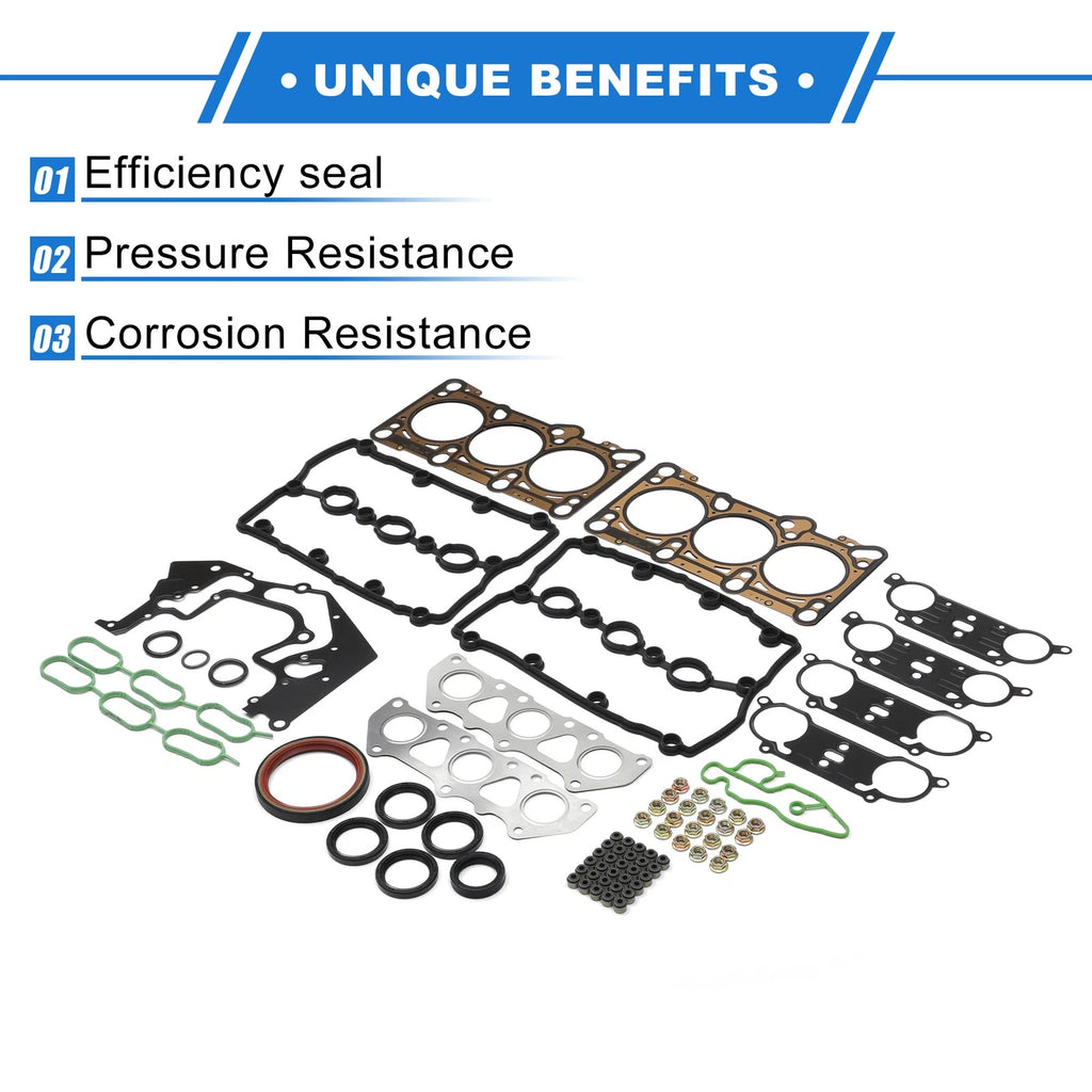 Cylinder Head Gasket Kit for Audi Engine BAF (1 Set) (2001–2006)