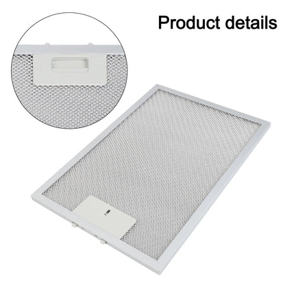 2X Aluminum Extractor Vent Filters 330x230x9mm for Kitchen Grease Control