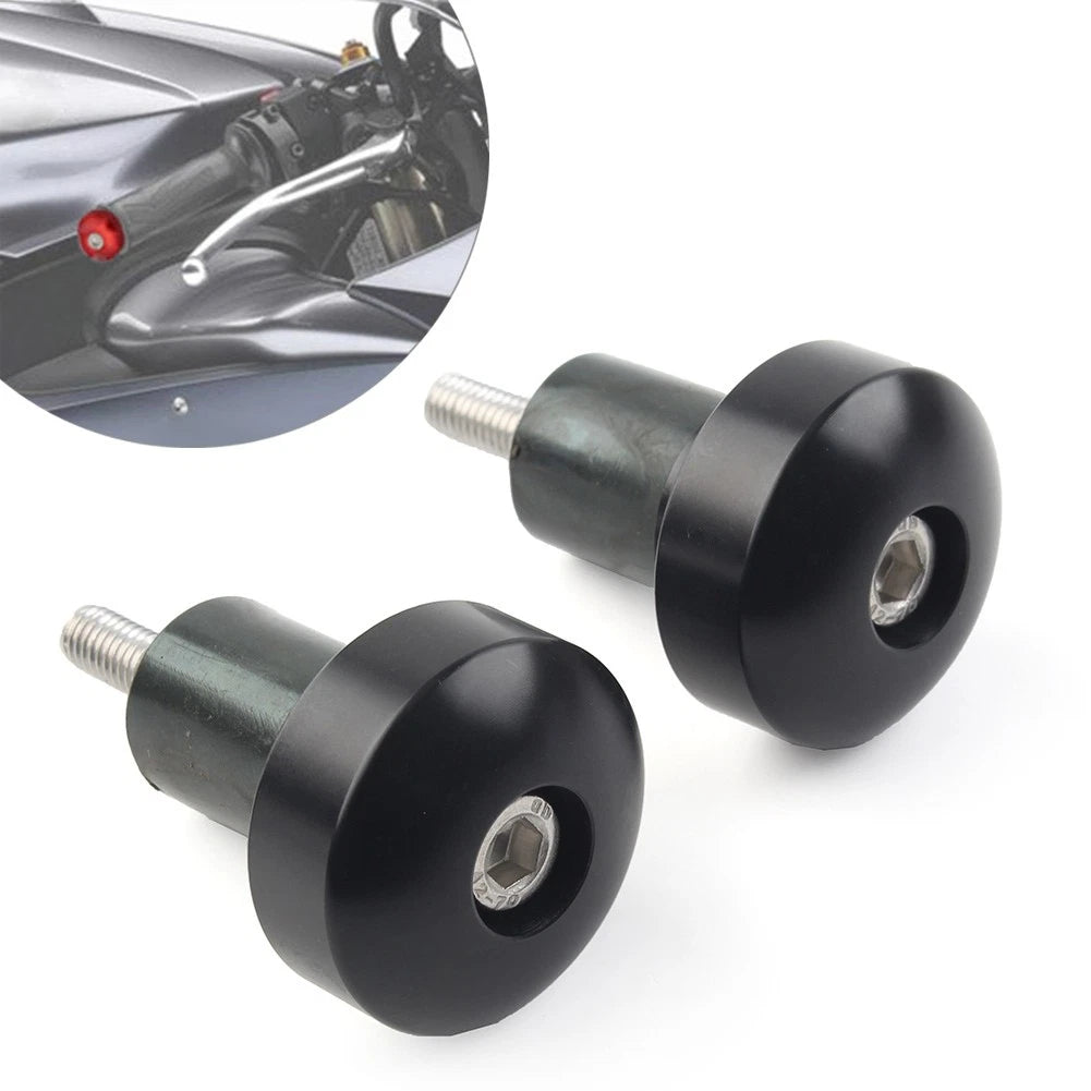 2X Handlebar Grips End Slider Caps for Yamaha YZF-R1 (2000–2023)