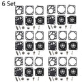 6X Carburetor Kit for McCulloch SP40 PM310 PM320 PM330 PM510 Zama RB-1 C1-M2B