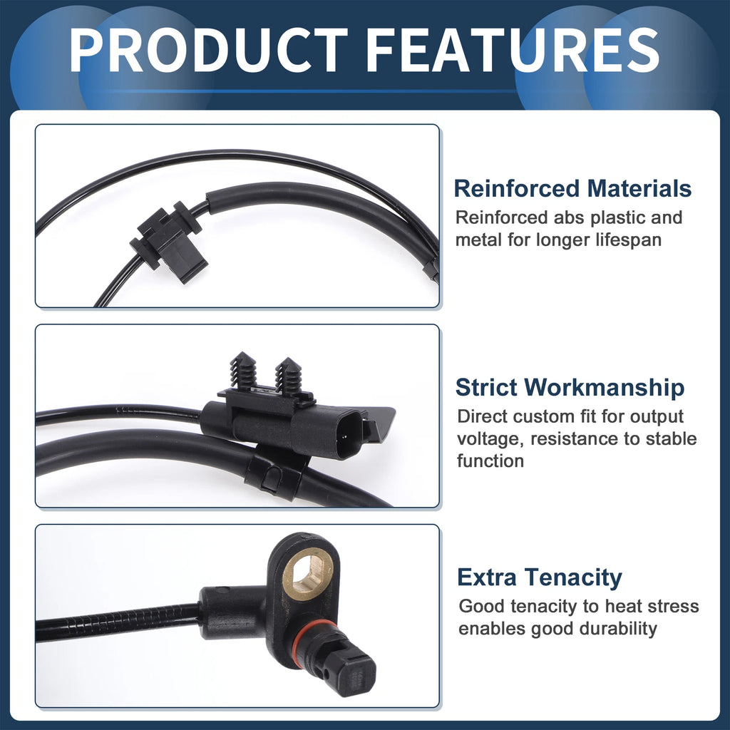 ABS Wheel Speed Sensor Front for Dodge Journey (2012–2020)