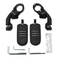 1-1/4" Black Short Angled Pegstreamliner Engine Guard Foot Peg for Harley