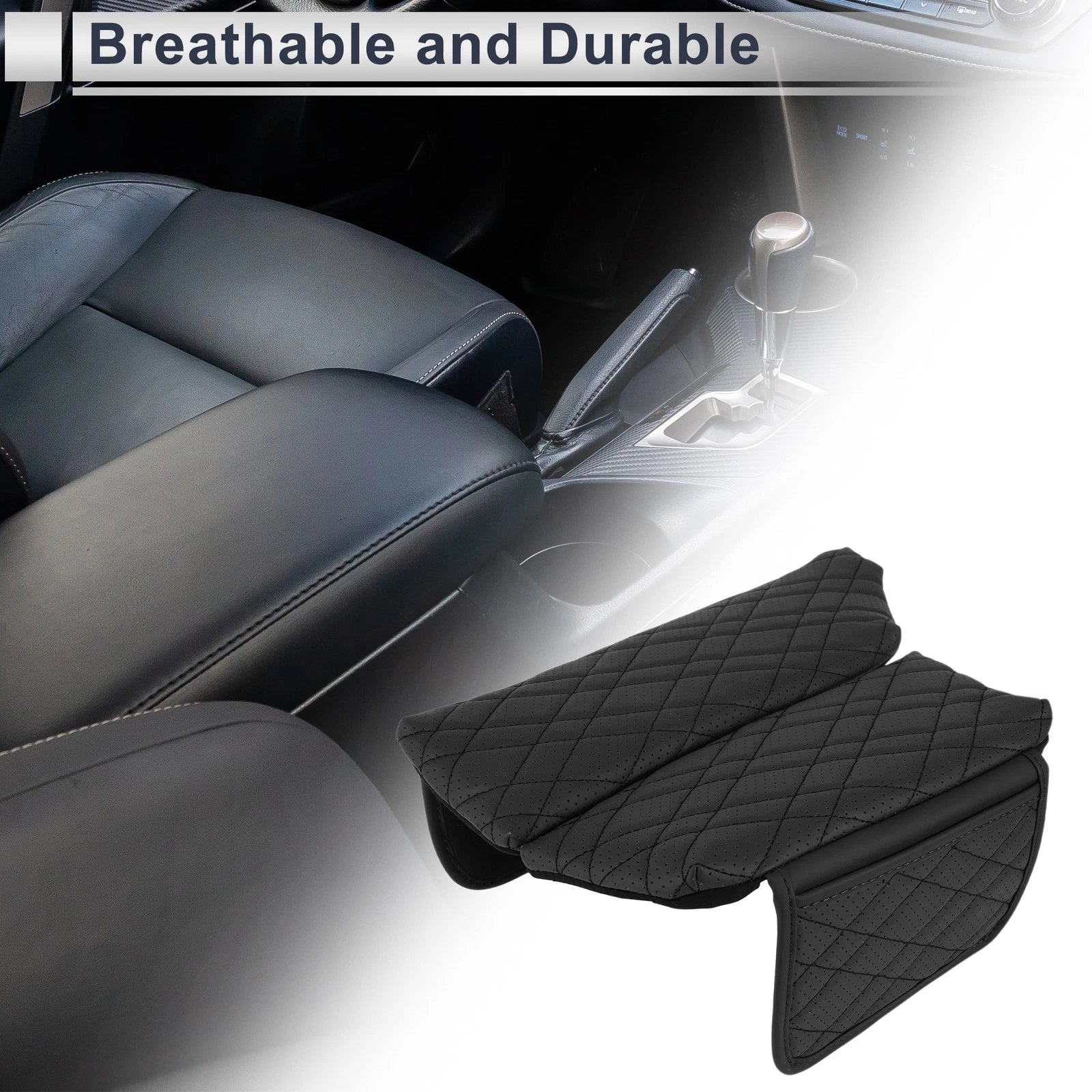 Car Center Console Cover with Storage Bag for BMW 5 Series (2011–2017)