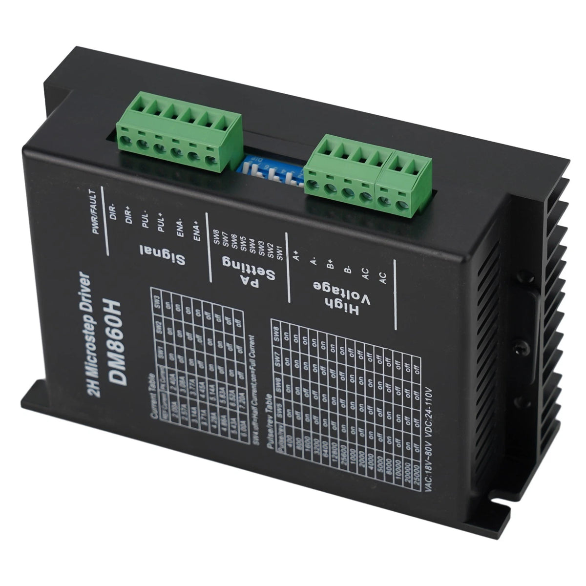 DM860H Digital Stepper Motor Driver for High Performance Applications