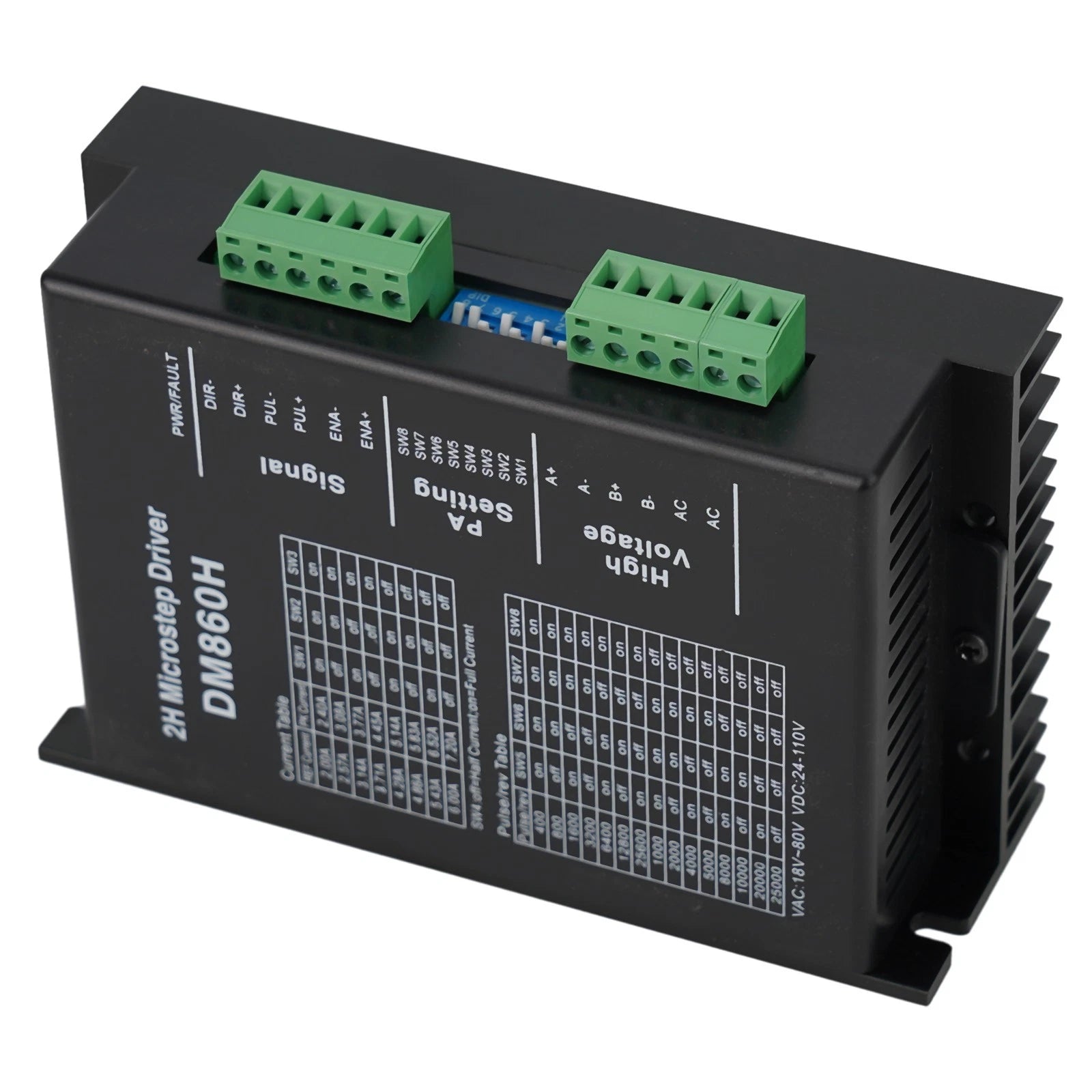 DM860H Digital Stepper Motor Driver for High Performance Applications