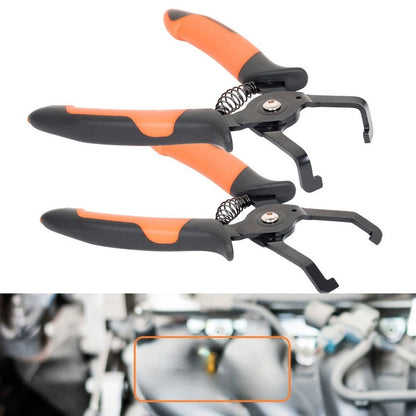 Push Pin Pliers for Car Trim Clips - Wide Reach 40 & 85 Degree Angles