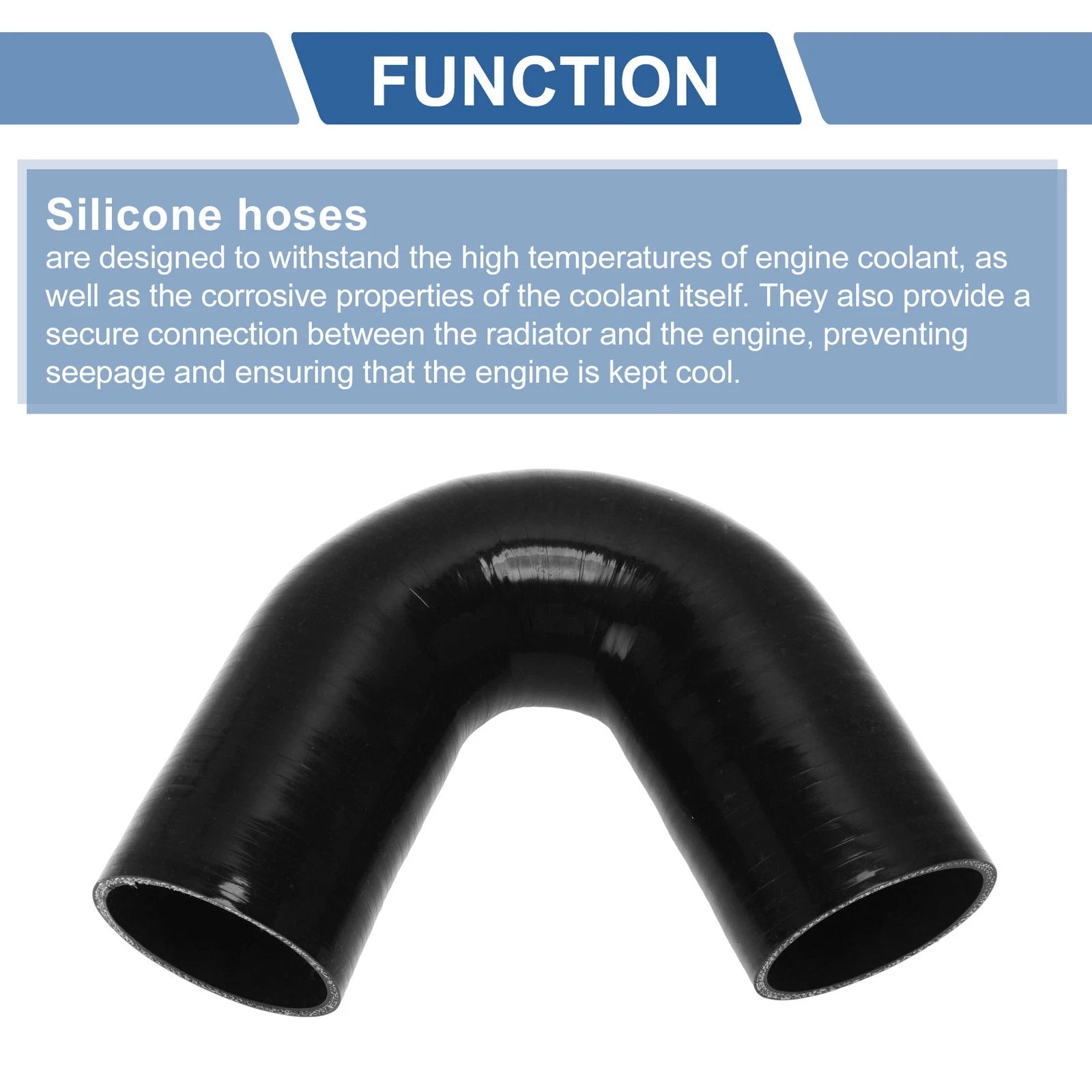 76mm Silicone Elbow for Intercooler Heater (Universal)