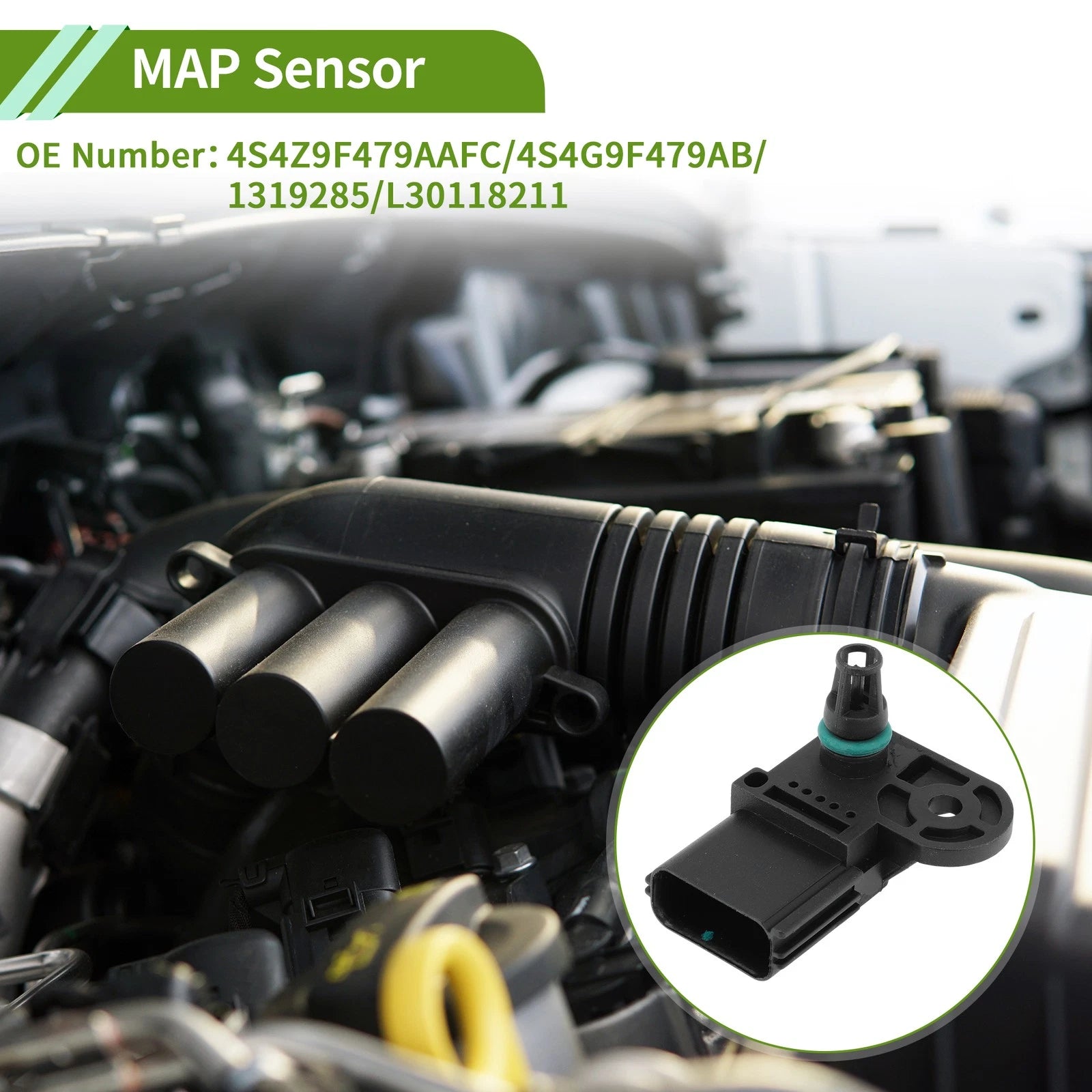 Manifold Absolute Pressure Sensor No.4S4Z9F479AA for Ford Maverick (2001)