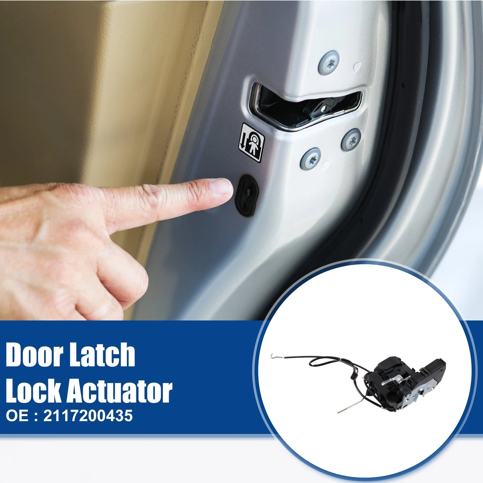 Front Right Door Lock Actuator Replacement for Mercedes-Benz E350 (2006–2011)