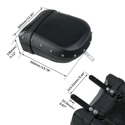 Rear Passenger Seat for Indian Chieftain Dark Horse Springfield (2014–2023)