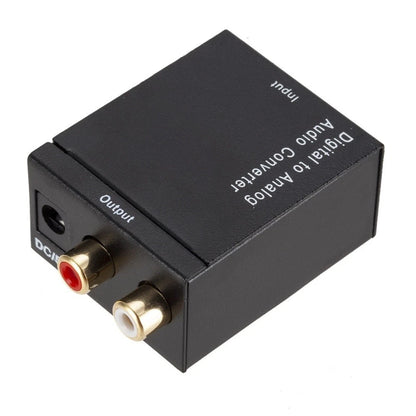 L R Analog to SPDIF Digital Converter with Optical and Coaxial Outputs