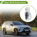 Gear Shift Knob Cover for Universal Cars - Blue White Polyester