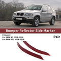 Rear Bumper Reflectors Pair Left Right for BMW X5 (2000–2006)