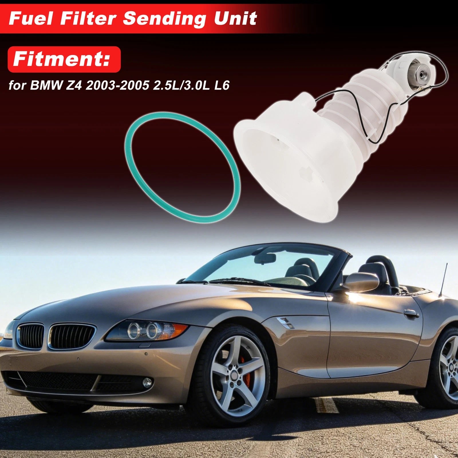 Fuel Filter Assembly Replacement for BMW Z4 2003–2005 2.5L 3.0L L6