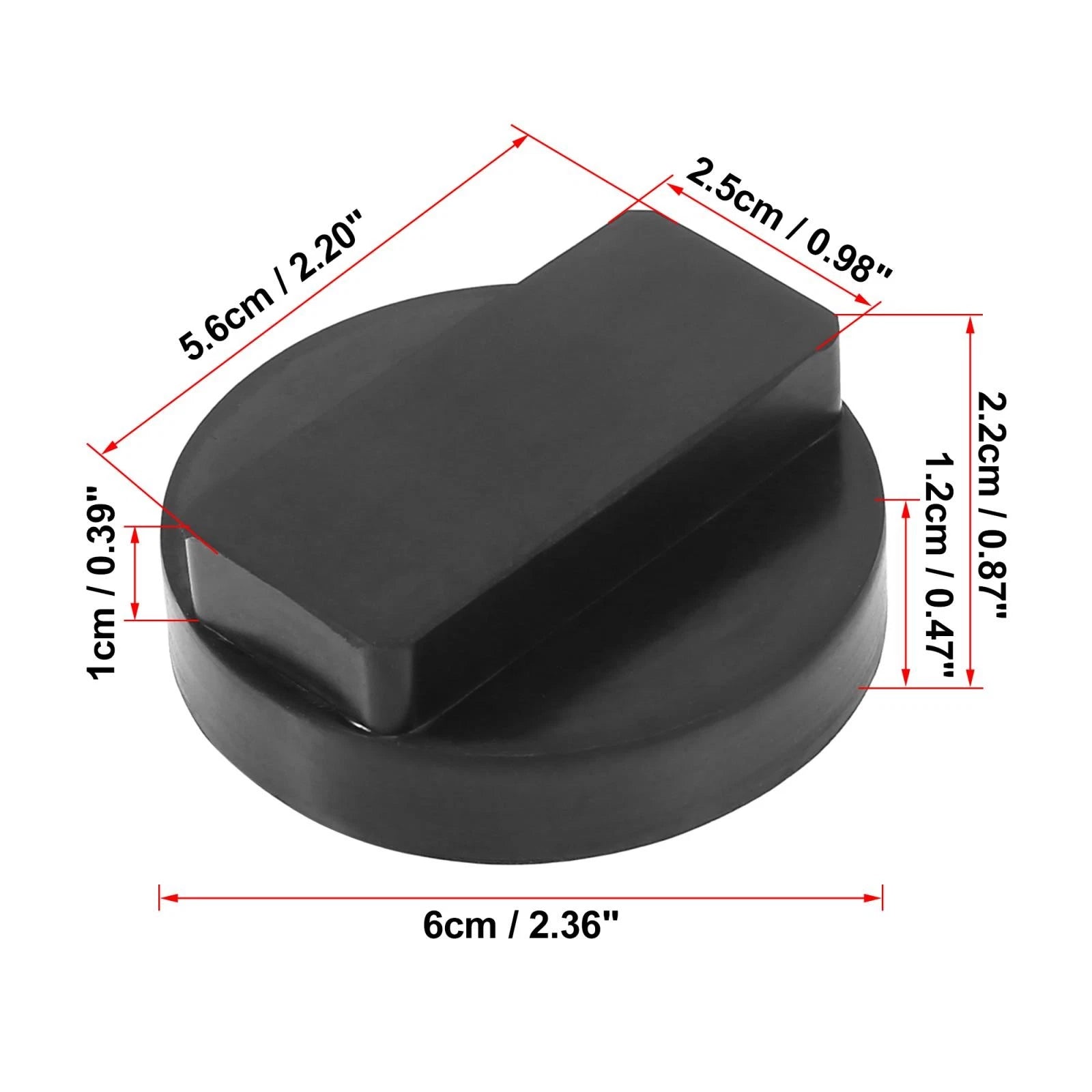 Jack Pad Support Rubber Frame Rail Protector Adapter for BMW (4 Pieces) (2000–2000)