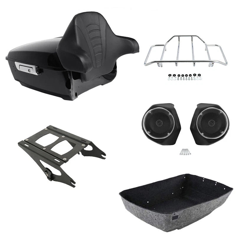 Backrest Speakers Mount Rack for Harley Electra Glide (2014–2026)