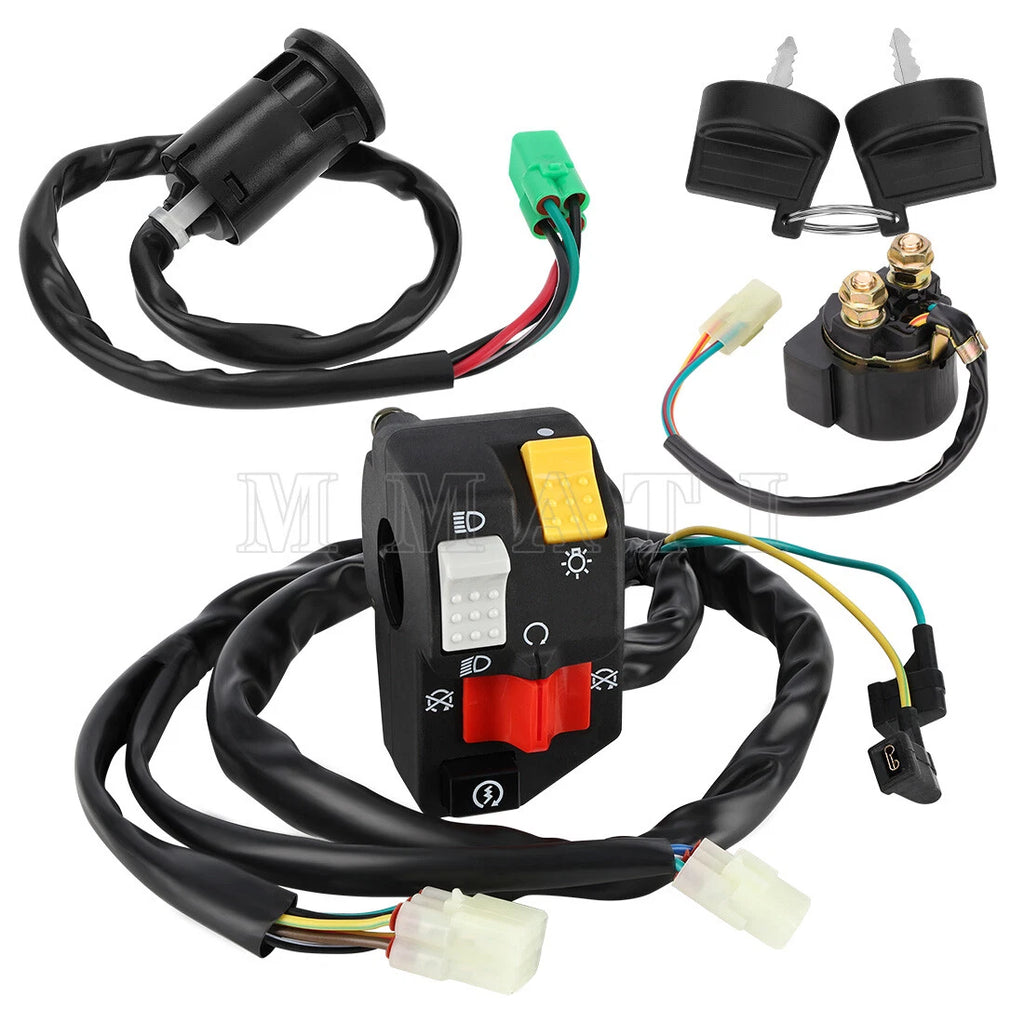 Handlebar Ignition Key Switch w/Starter Relay for Honda TRX450ER (2006–2014)