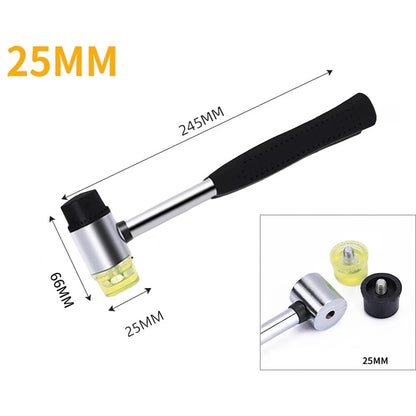 Rubber Mallet with Non-Slip PVC Handle for Home Toolbox