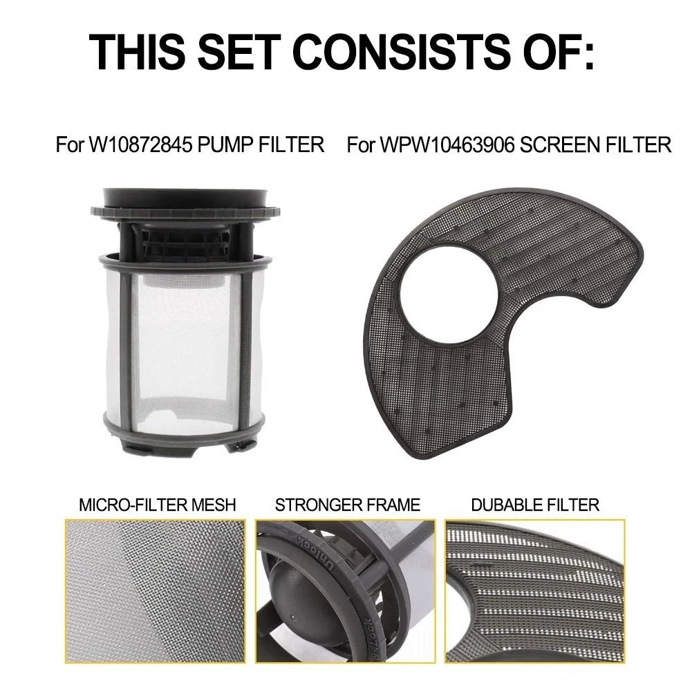 Dishwasher Pump Filter and Screen for Kenmore (Fits )