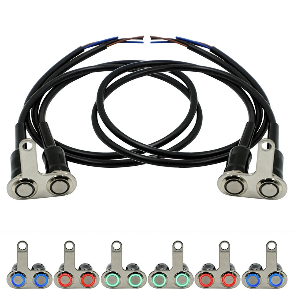 12V LED Motor Switch for Universal Handlebar (Adjustable, Waterproof)