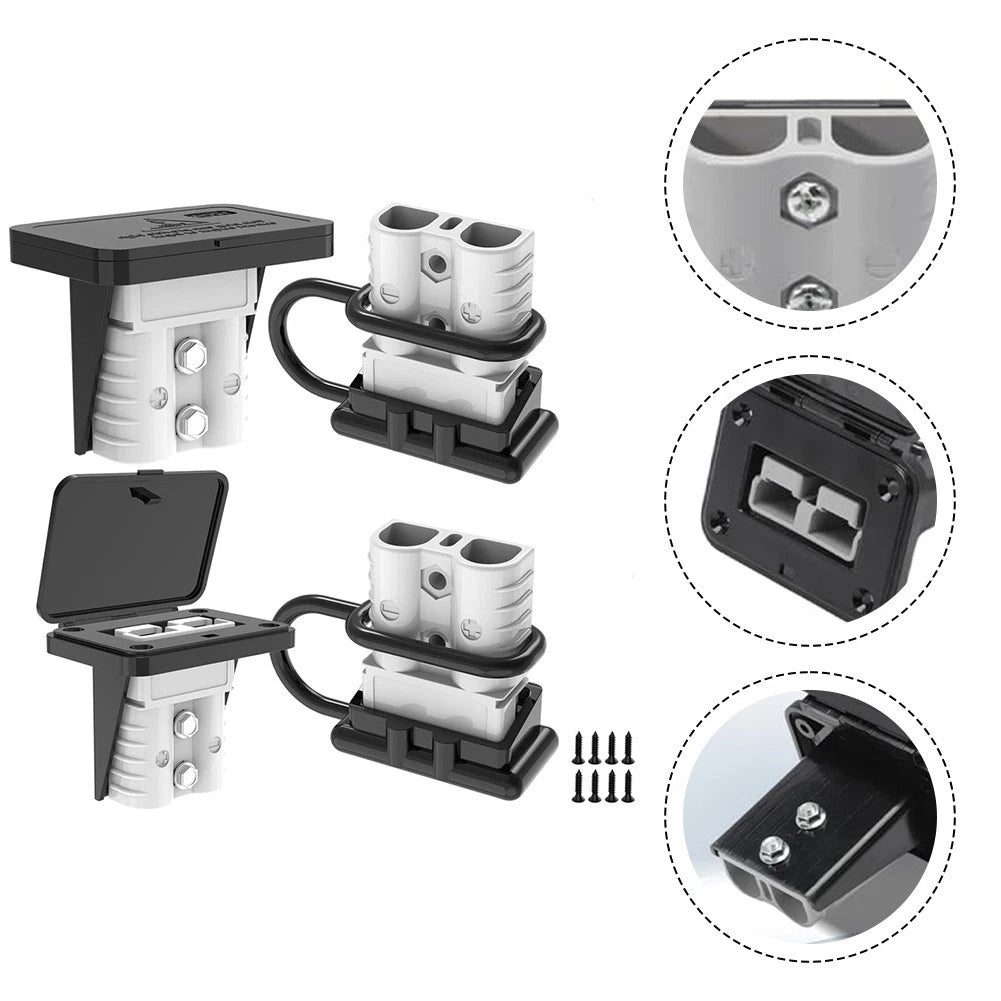 4Pack 120A Anderson Connector Battery Cable Quick Disconnect for RV