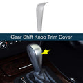 Gear Shift Knob Cover Sticker for BMW 1 3 Series Z4 X1 E90 E92 (2005–2012)