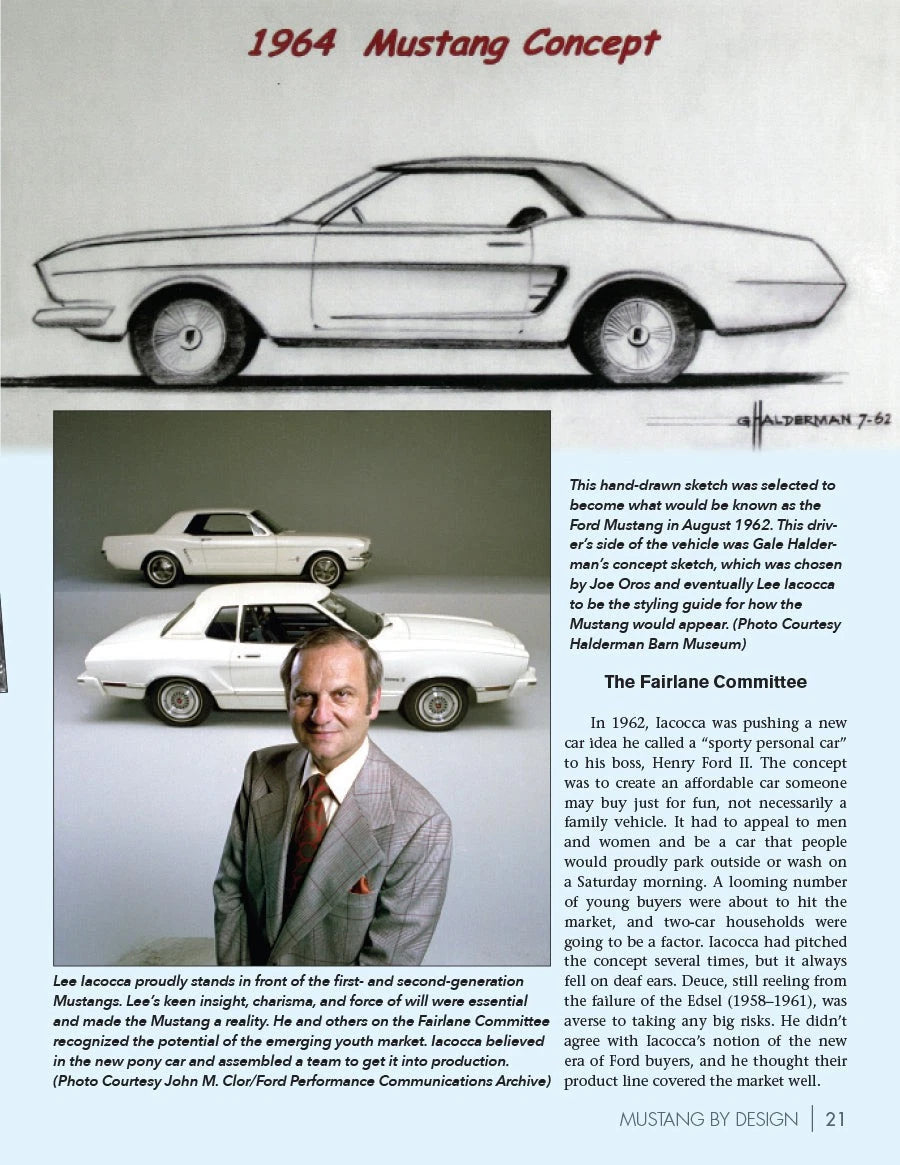 Mustang By Design Book for Ford Mustang (1964–2023)