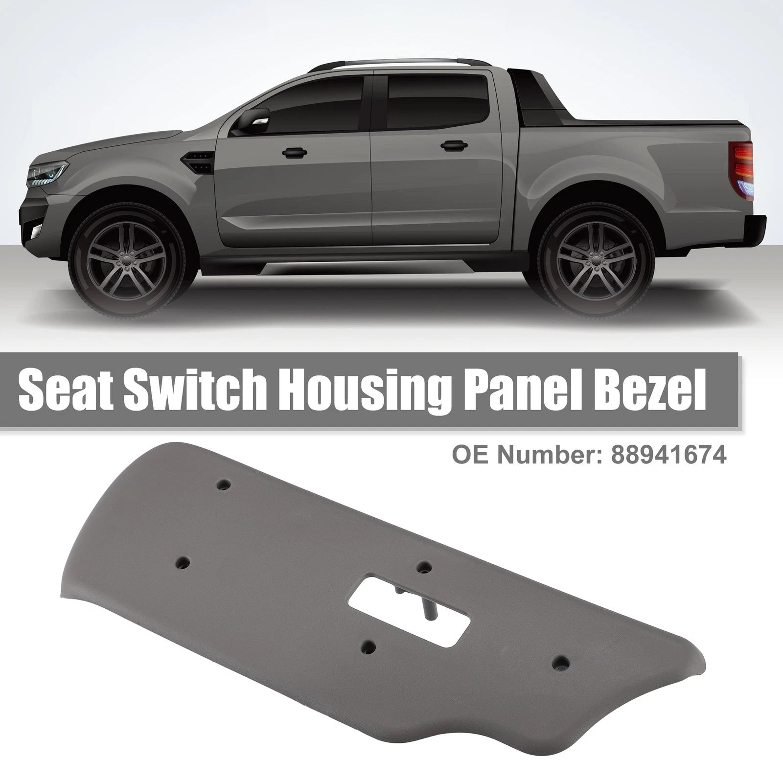 Front Left Seat Switch Housing Trim Bezel Panel for Chevrolet Suburban (2007–2014)