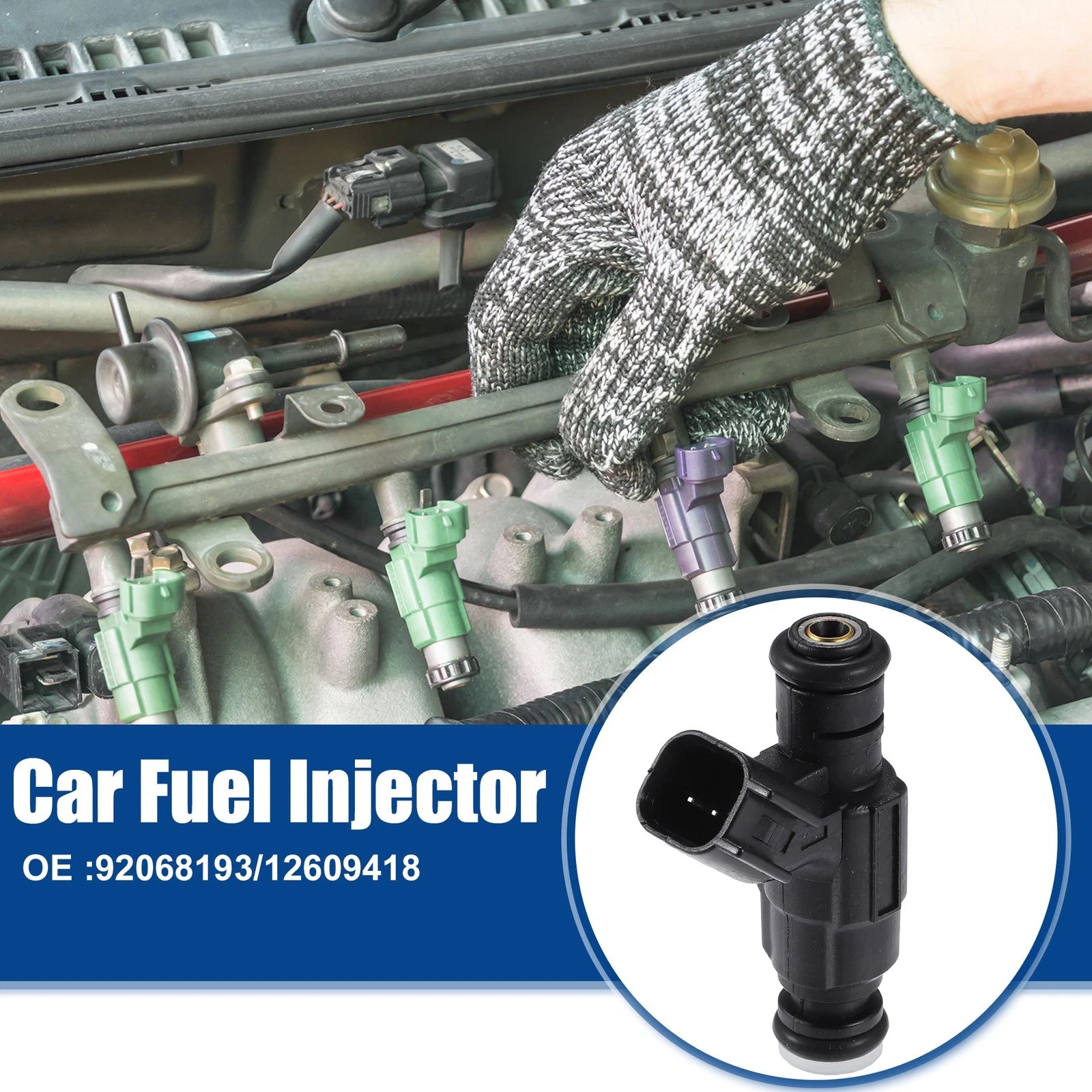 6PCS Fuel Injector Nozzle Replacement for Chevrolet Equinox 3.6L (2008–2009)