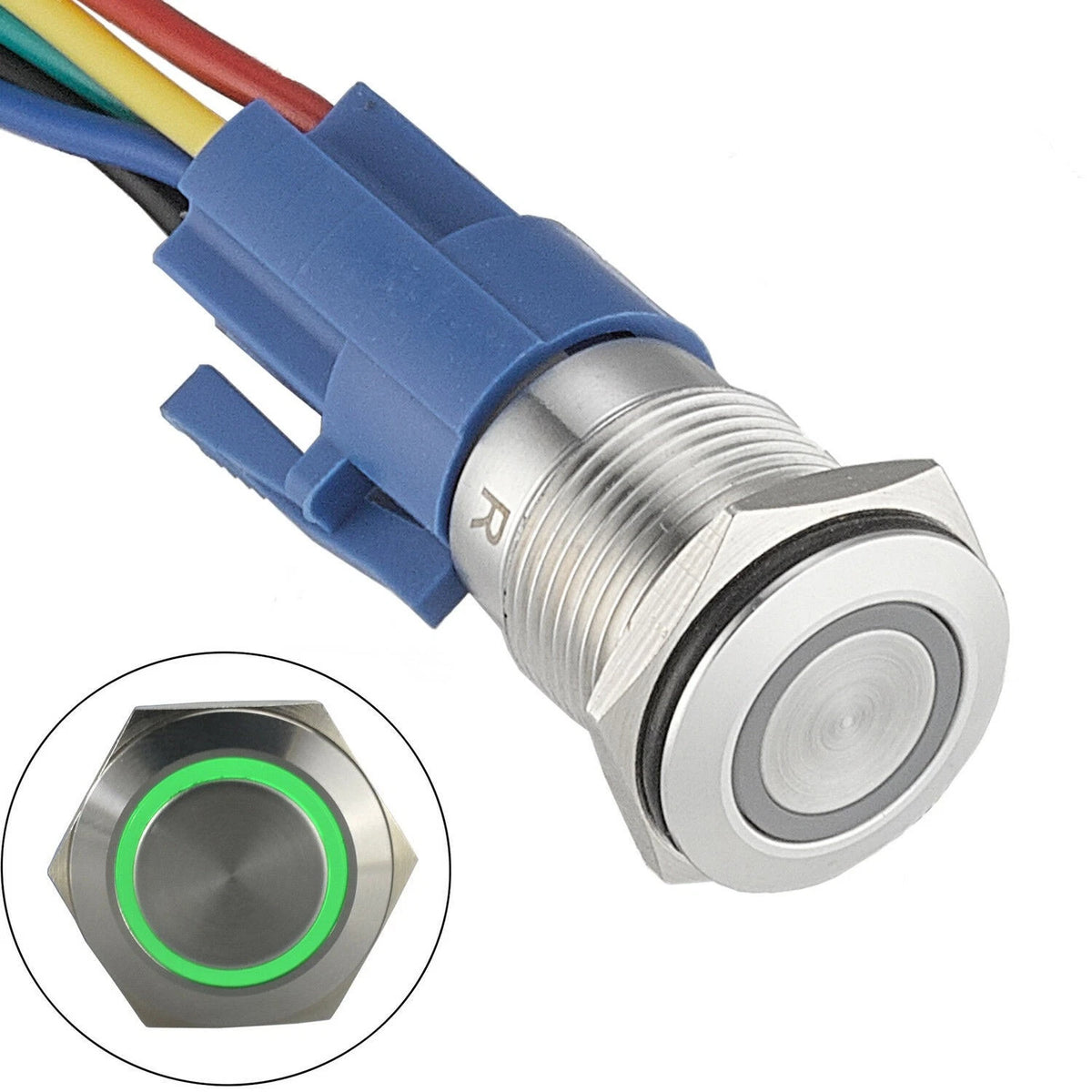 Push Button Switch with Pigtail Socket for Automotive Applications
