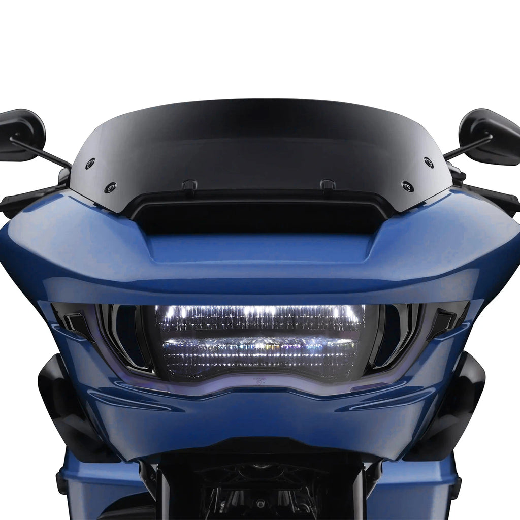 Front LED Headlight Assembly Black Lens for Harley CVO Road Glide (2023–2026)