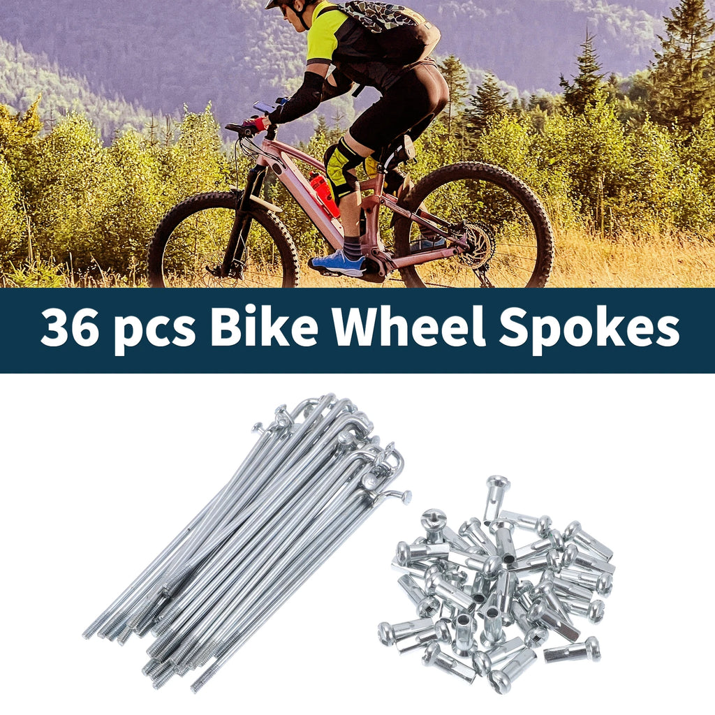 Bicycle Spokes Nipple Set 76mm Steel Galvanized for Universal (Universal)