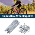 Bicycle Spokes Nipple Set 76mm Steel Galvanized for Universal (Universal)