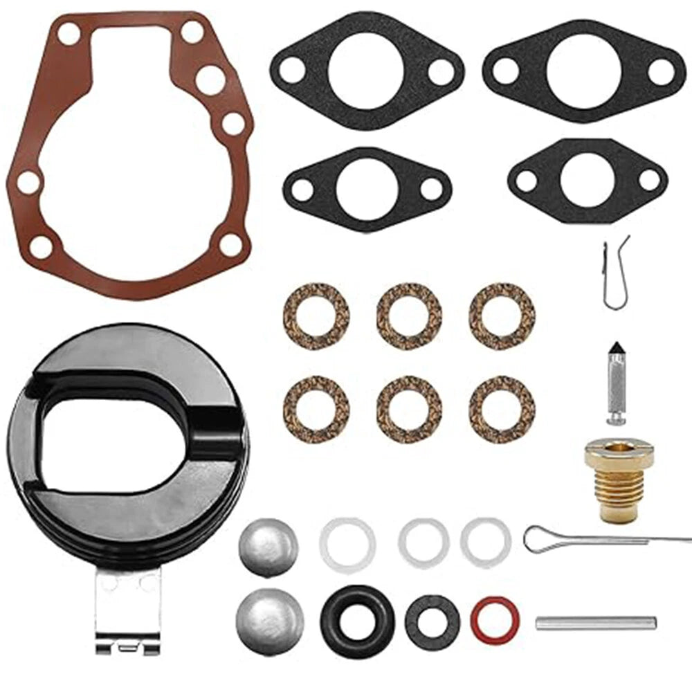 Carburetor Kit with Float for Johnson Evinrude 5-18 HP Engine