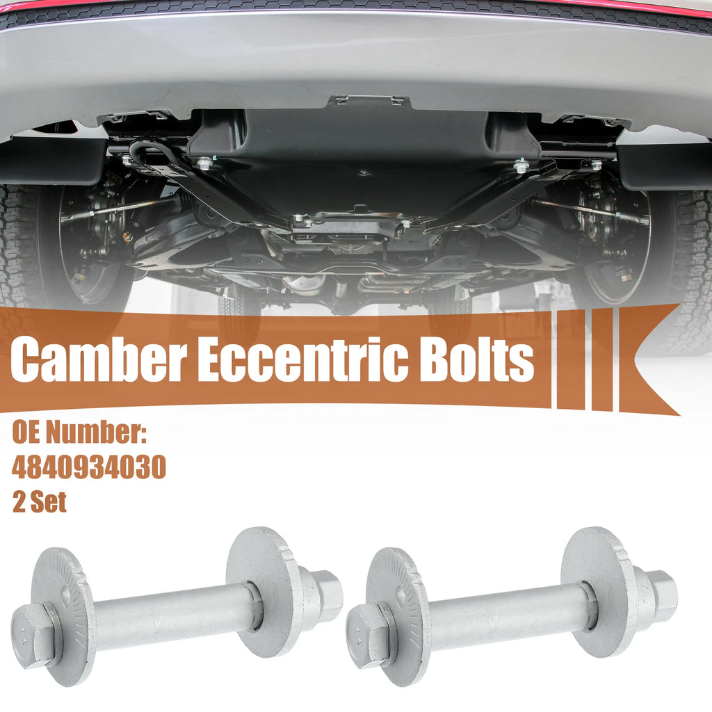 2X Eccentric Alignment Camber Bolt for Toyota Sequoia (2000–2007) No. 4840934030