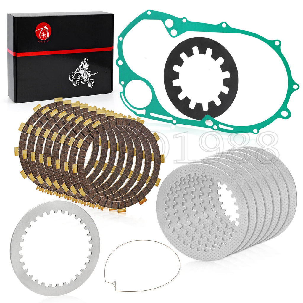 Clutch Friction Plates Kit with Gasket for Yamaha XVS1100 V-Star 1100 (1999–2009)