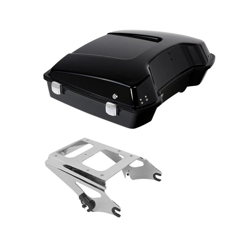 Chrome Two Up Mount Rack for Harley Touring (2009–2013)